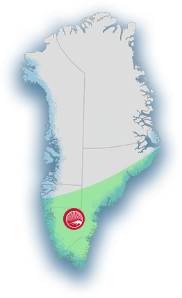 Map of Northern lights