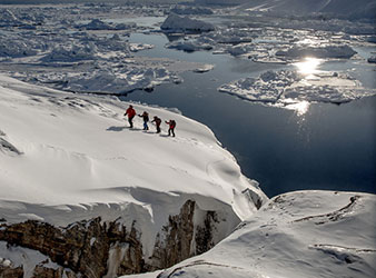 Icy landscape